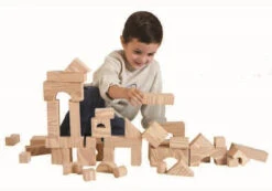 Houtstructuur Blokken - Grote Doos