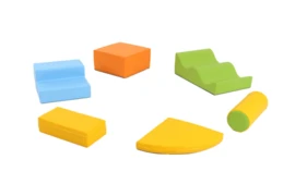 Softplay 6 Delige Klimhoek - Lichte Kleuren 4 Softplay 6 Delige Klimhoek - Lichte Kleuren - Afbeelding 2