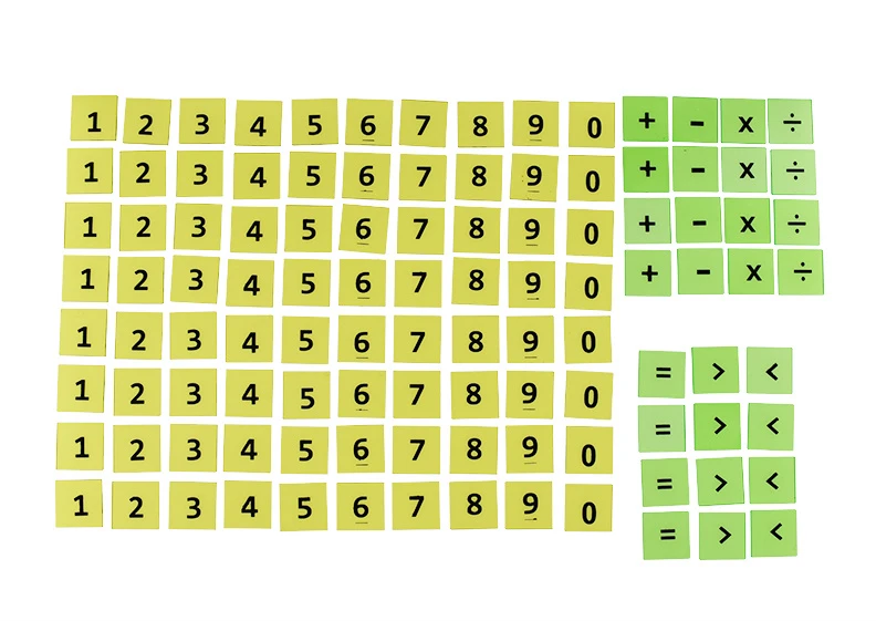 Transparante CijferTegels 3 Transparante CijferTegels