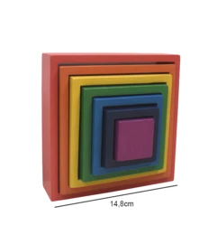 Regenboog Architect Vierkanten 6 Regenboog Architect Vierkanten - Afbeelding 4