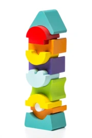 Cubika Stapeltoren Scheef 5 Cubika Stapeltoren Scheef - Afbeelding 3