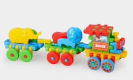 Grote WafelBlokken - Trein 5 Grote WafelBlokken - Trein - Afbeelding 3