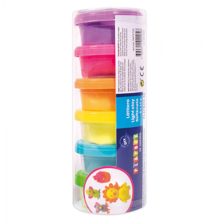 LightClay Set RegenboogKleuren 3 LightClay Set RegenboogKleuren