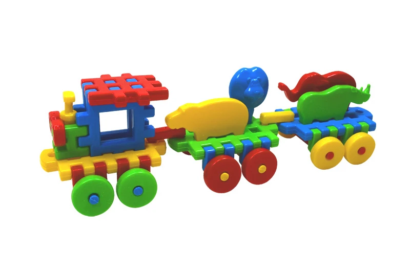 Grote WafelBlokken - Trein 3 Grote WafelBlokken - Trein