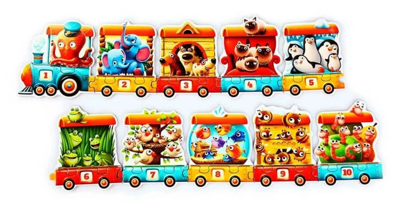 Tel Trein Puzzel 3 Tel Trein Puzzel