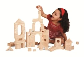 Houtstructuur Blokken - Grote Doos 4 Houtstructuur Blokken - Grote Doos - Afbeelding 2