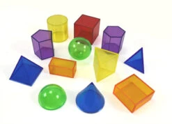 3D Vormen Set - Transparant