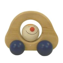 Auto Met Blij Gezicht