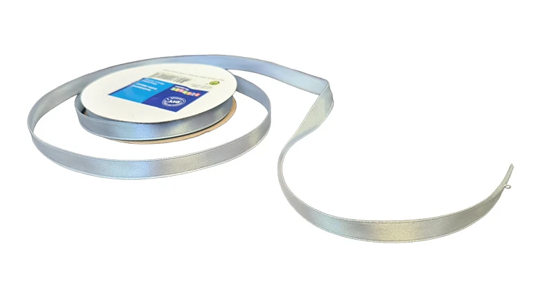 Satijnband Zilver 3 Satijnband Zilver