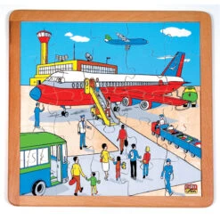 Puzzel In Lijst - Vliegveld