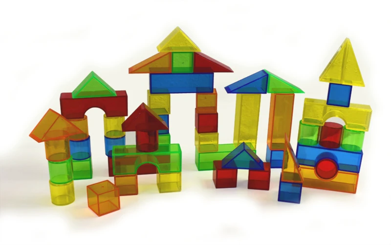 Transparante Kasteel Blokken 3 Transparante Kasteel Blokken